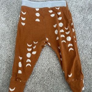 Lollipop Kids' Orange Moon Pattern Casual Bottoms